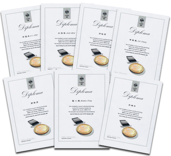 台灣首批團隊獲得瑞典原廠技術認證-證書頒獲